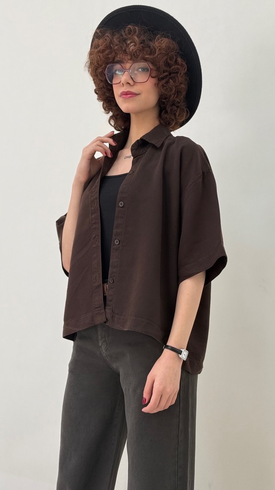 شومیز سیلک اصل(مدل باکسی)